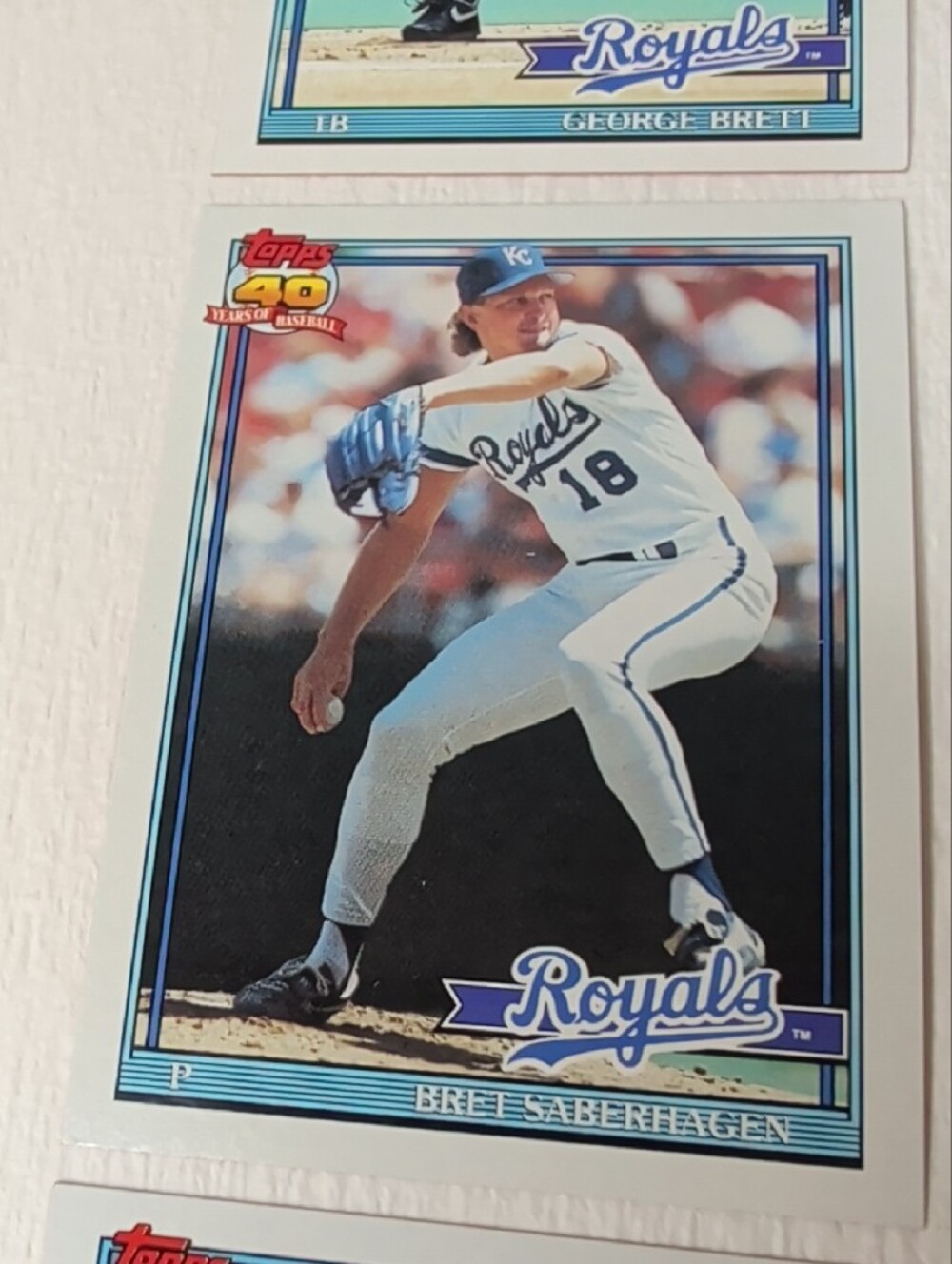 Topps Royals 1991 Complete Baseball Card Set - Picture 6 of 11
